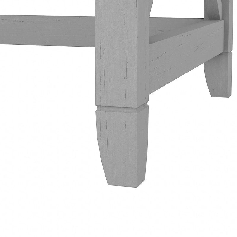 60W L-Shaped Corner Desk with X-Frame Design, Multi-Color Options