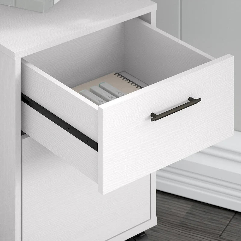60W L-Shaped Corner Desk with X-Frame Design, Multi-Color Options