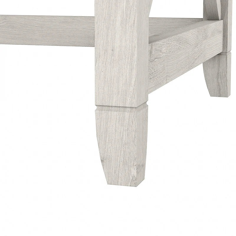 60W L-Shaped Corner Desk with X-Frame Design, Multi-Color Options