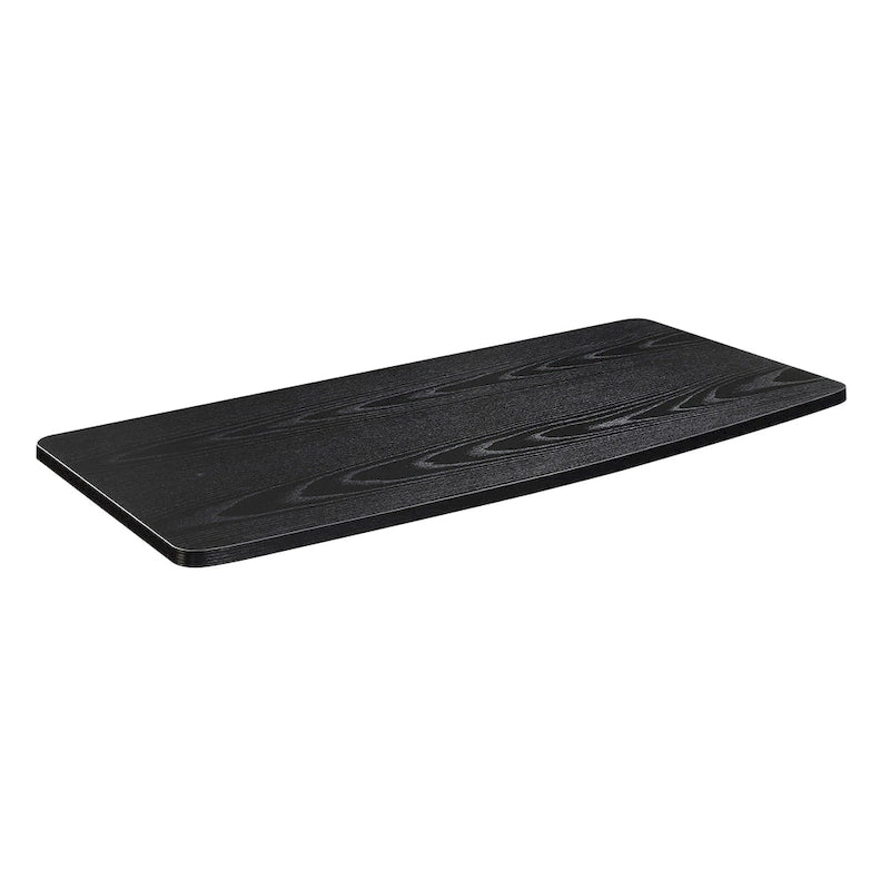 360-Degree Swivel TV Riser Stand Wide Shelf Black Cherry White