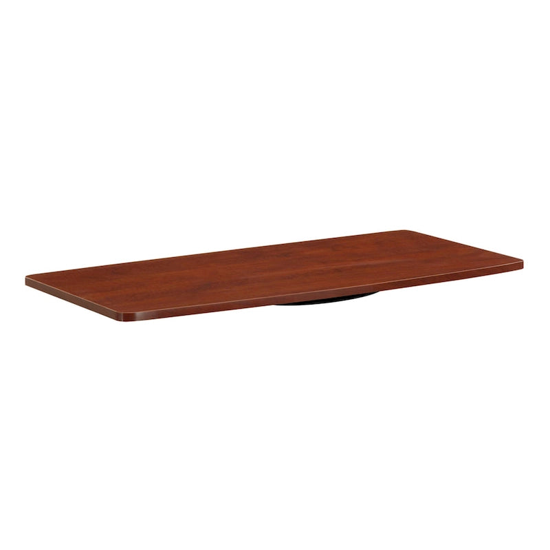 360-Degree Swivel TV Riser Stand Wide Shelf Black Cherry White