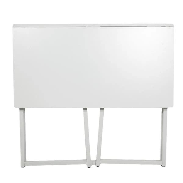 Foldable Writing Desk Metal MDF Compact Home Office Table Multi-Color